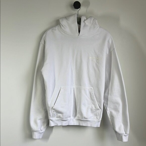 TALENTLESS Hoodie in White - S - Picture 2 of 6